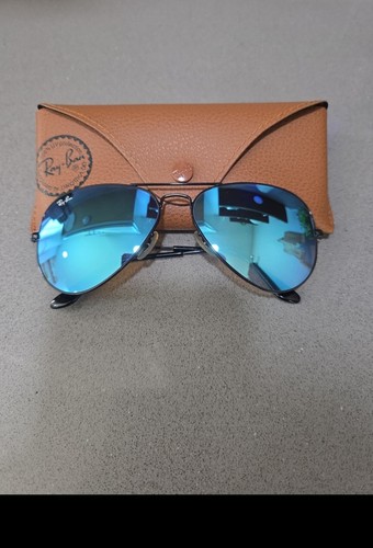 Rayban aviator obiettivo blu - aviator,